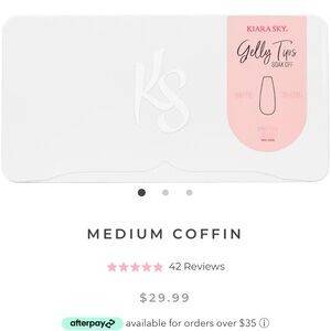 Kiara Sky Gelly Tips - Coffin Medium